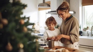 Готовим вместе с детьми: простые и безопасные рецепты новогодних угощений