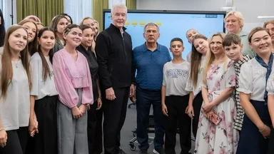 Собянин: «МЭШ» помогает повышать качество образования по всей стране
