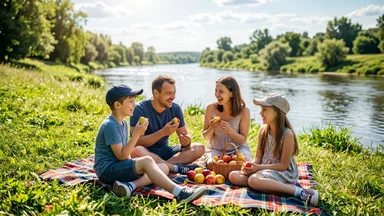 Идеальный семейный пикник у воды: лучшие места для отдыха на природе