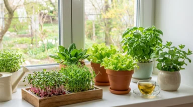 Свои витамины без химии: какую зелень посадить на подоконнике весной